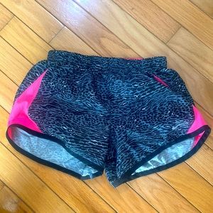 Small Nike cheetah print gym shorts